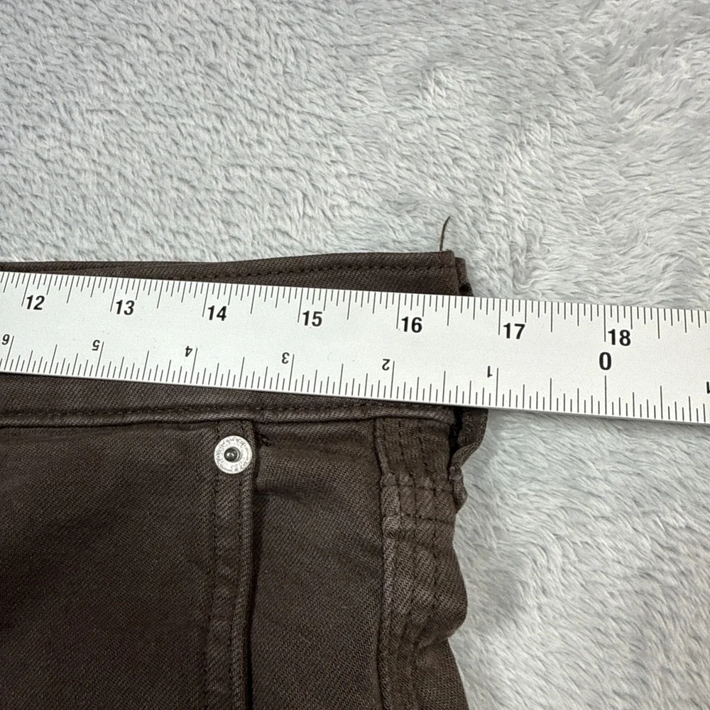 Hollister Baggy Carpenter Pants Jeans Men 31x30 (Fits 33X28) Brown Stretch